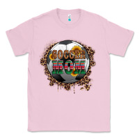 Bubblegum Pink soccer mom with serape and leopard Classic Tee - Artiststas