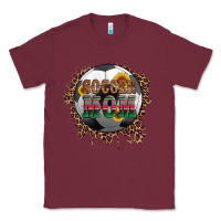 Burgundy soccer mom with serape and leopard Classic Tee - Artiststas