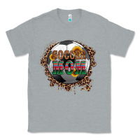 Heather Grey soccer mom with serape and leopard Classic Tee - Artiststas