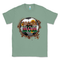 Sage soccer mom with serape and leopard Classic Tee - Artiststas