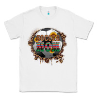 White soccer mom with serape and leopard Classic Tee - Artiststas