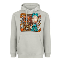 Moon Dust Western Fall Cow Mama Heavyweight Hoodie - LillyAllenDesigns