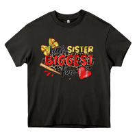 Asphalt little sister biggest fan softball Heavy Core Tee - Zillion Design Studio