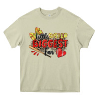 Mossy little sister biggest fan softball Heavy Core Tee - Zillion Design Studio