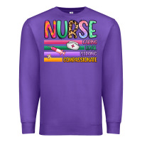 Purple nurse Premium Sweatshirt - Artiststas