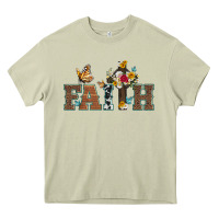 Mossy faith cross and butterfly with sunflower leopard and roses Heavy Core Tee - Artiststas