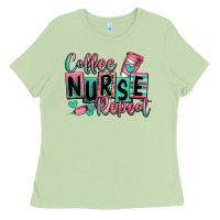 Matcha coffee nurse repeat Ladies Tee - RanaPortraitStore