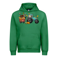 Emerald thanksgiving tractor Urban Hoodie - CowGirlArtShop