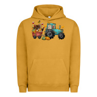 Pigment Peanut Butter thanksgiving tractor Urban Hoodie - CowGirlArtShop