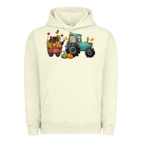 Pigment Pistachio thanksgiving tractor Urban Hoodie - CowGirlArtShop