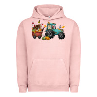 Pigment Salmon thanksgiving tractor Urban Hoodie - CowGirlArtShop