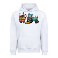 White thanksgiving tractor Urban Hoodie - CowGirlArtShop