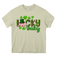 Mossy Lucky Baby With Pig Heavy Core Tee - RanaPortraitStore