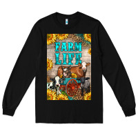 Black Western Farm Life Long Sleeve Tee - LillyAllenDesigns