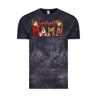 Cloud Black baseball mama Vintage Tee - Jasminsmagicworld