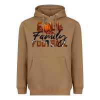 Toasted Coconut Fall Family Football Heavyweight Hoodie - LillyAllenDesigns
