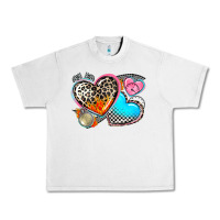 Lunar Rock western leopard  racing  hearts Urban Heavy Tee - AdoDesignShop