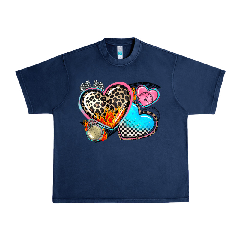Western Leopard  Racing  Hearts Urban Heavy Tee by AdoDesignShop | Teevron