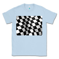 Dusty Blue race flag 3200x2400 Classic Tee - AdoDesignShop