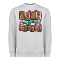 Heather Grey mama needs coffee mother's day Heavyweight Sweatshirt - Jasminsmagicworld