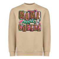 Mushroom mama needs coffee mother's day Heavyweight Sweatshirt - Jasminsmagicworld