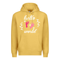 Antique Gold Hello world Premium Hoodie - Bettercallsaul
