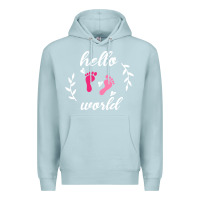 Blue Mist Hello world Premium Hoodie - Bettercallsaul