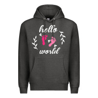Charcoal Heather Hello world Premium Hoodie - Bettercallsaul