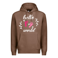 Chestnut Hello world Premium Hoodie - Bettercallsaul
