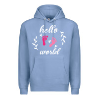 Colony Blue Hello world Premium Hoodie - Bettercallsaul