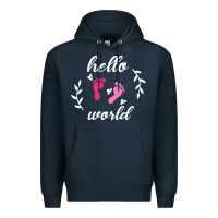 Navy Hello world Premium Hoodie - Bettercallsaul