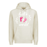 Oatmeal Heather Hello world Premium Hoodie - Bettercallsaul
