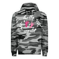 Slate Camo Hello world Premium Hoodie - Bettercallsaul