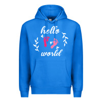True Royal Hello world Premium Hoodie - Bettercallsaul