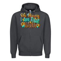 Smoke oh honey i am that nana Zipper Hoodie - NancyCooperArtShop