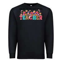 Black teach them love them watch them grow teacher Premium Sweatshirt - Artiststas