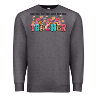 Charcoal Heather teach them love them watch them grow teacher Premium Sweatshirt - Artiststas