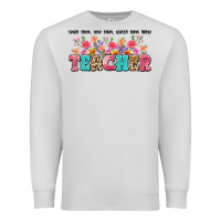 Dove Grey teach them love them watch them grow teacher Premium Sweatshirt - Artiststas