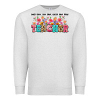 Oatmeal Heather teach them love them watch them grow teacher Premium Sweatshirt - Artiststas
