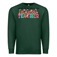 Sports Green teach them love them watch them grow teacher Premium Sweatshirt - Artiststas