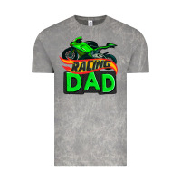 Cloud Rock racing dad with racing motorcycle Vintage Tee - AdoDesignShop