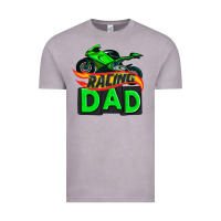 Vintage Zinc racing dad with racing motorcycle Vintage Tee - AdoDesignShop