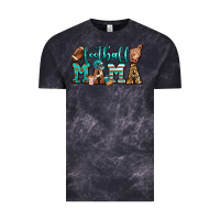 Cloud Black American football mama Vintage Tee - Jasminsmagicworld