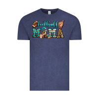 Vintage Denim American football mama Vintage Tee - Jasminsmagicworld