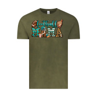 Vintage Olive American football mama Vintage Tee - Jasminsmagicworld