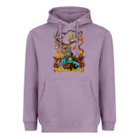 Lavender Fall Breeze And Autumn Leaves Deer Heavyweight Hoodie - LillyAllenDesigns