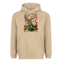 Mushroom Fall Breeze And Autumn Leaves Deer Heavyweight Hoodie - LillyAllenDesigns