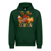Forest Green tis the season football Urban Hoodie - CowGirlArtShop