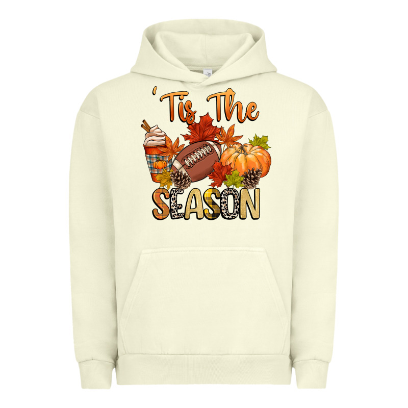 Tis The Season Football Urban Hoodie by CowGirlArtShop | Teevron