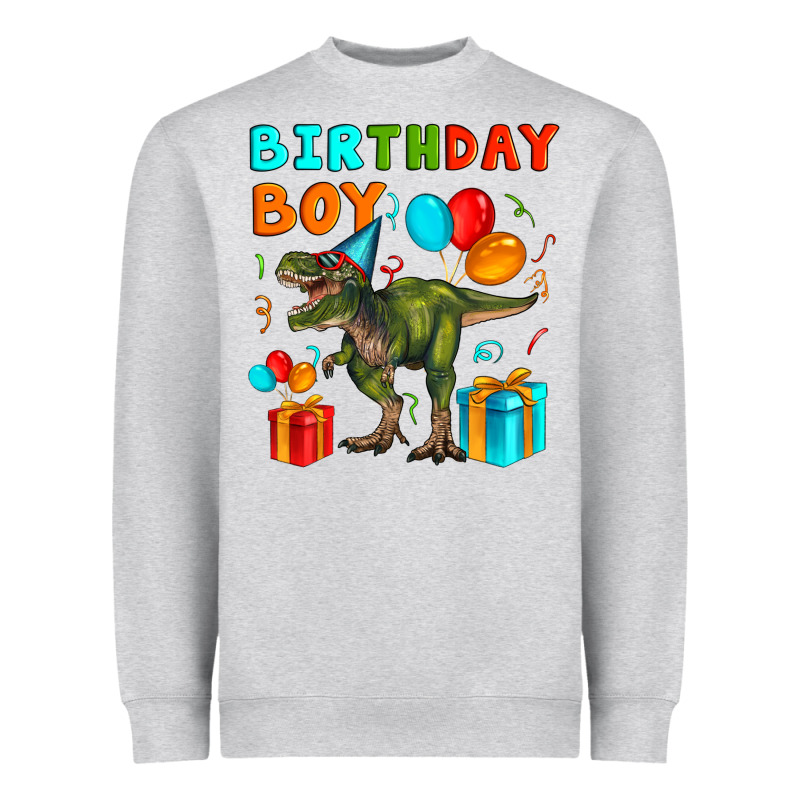 Birthday Boy T Rex Heavyweight Sweatshirt by Artiststas | Teevron